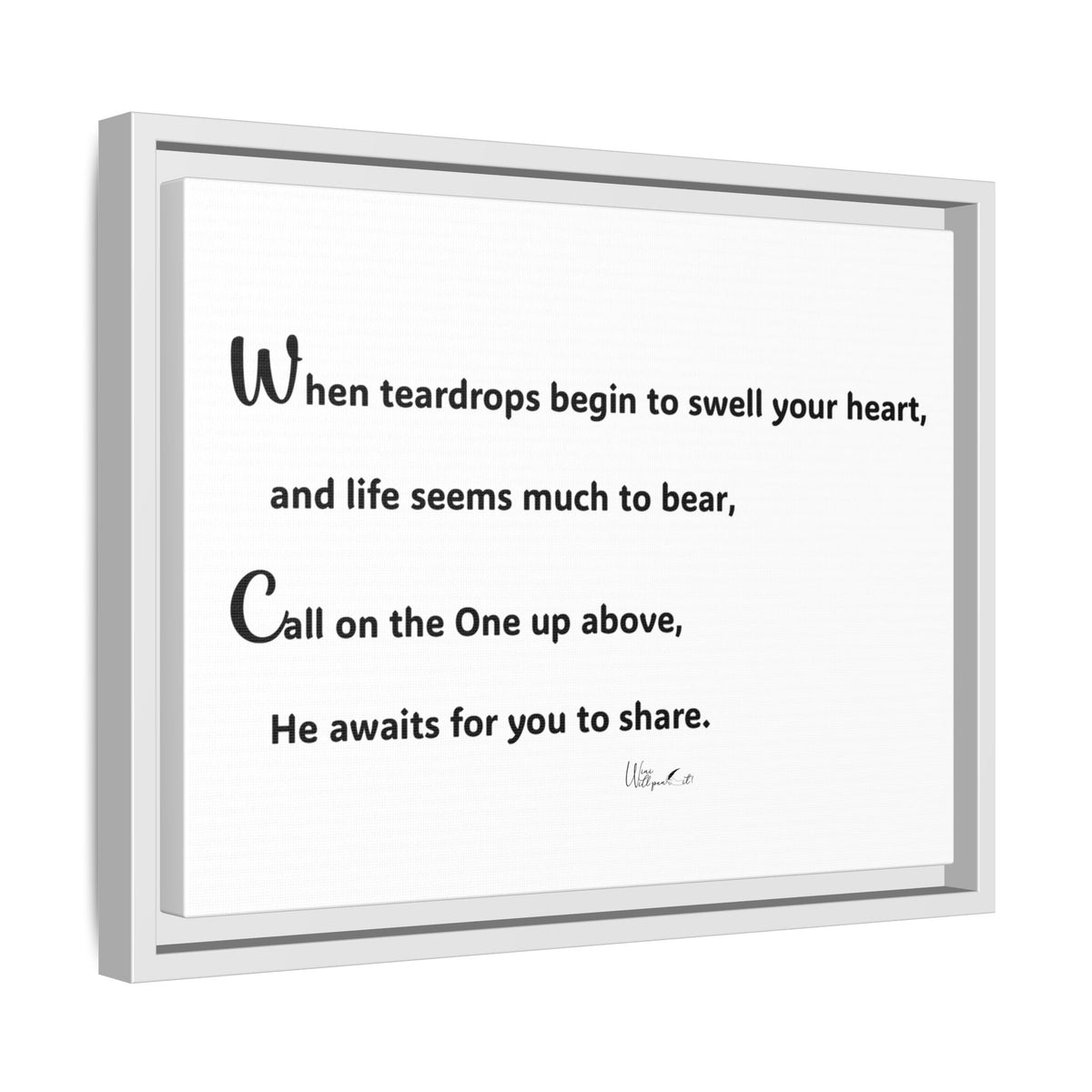 Matte Canvas, Framed (Multi-color)