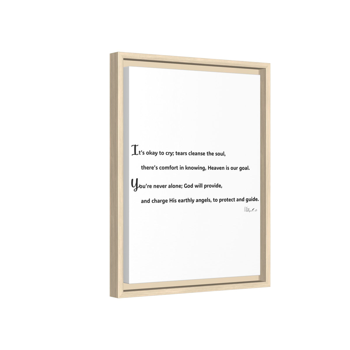 Matte Canvas, Framed (Multi-color)