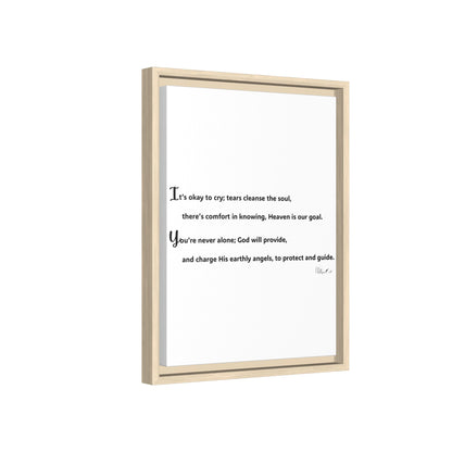Matte Canvas, Framed (Multi-color)