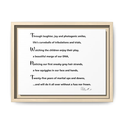 Matte Canvas, Framed (Multi-color)