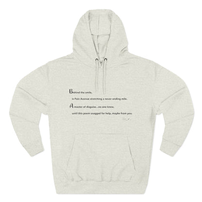 Three-Panel Fleece Hoodie