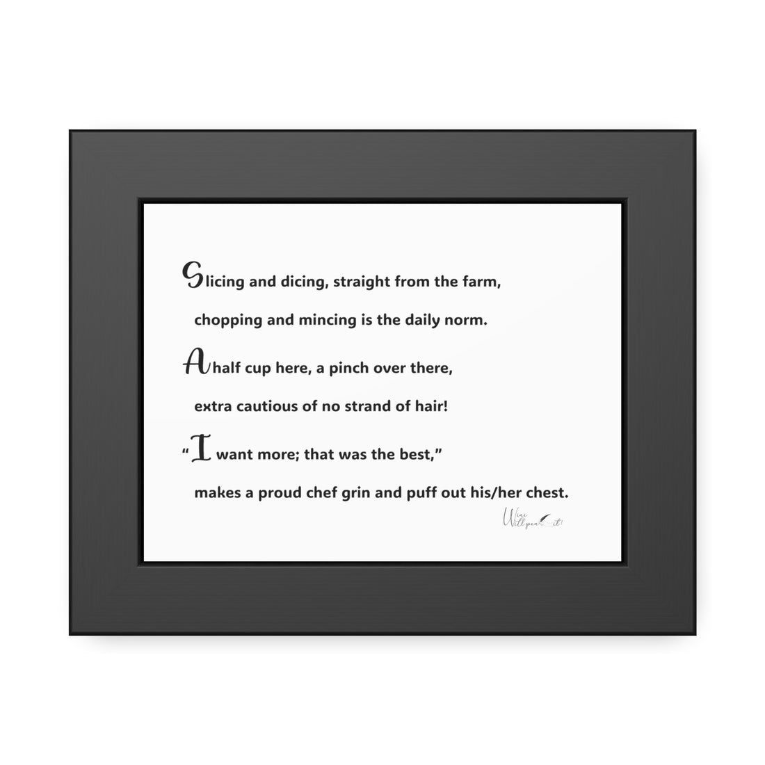 Framed Paper Posters