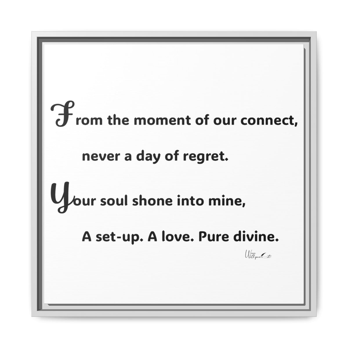 Matte Canvas, Framed (Multi-color)
