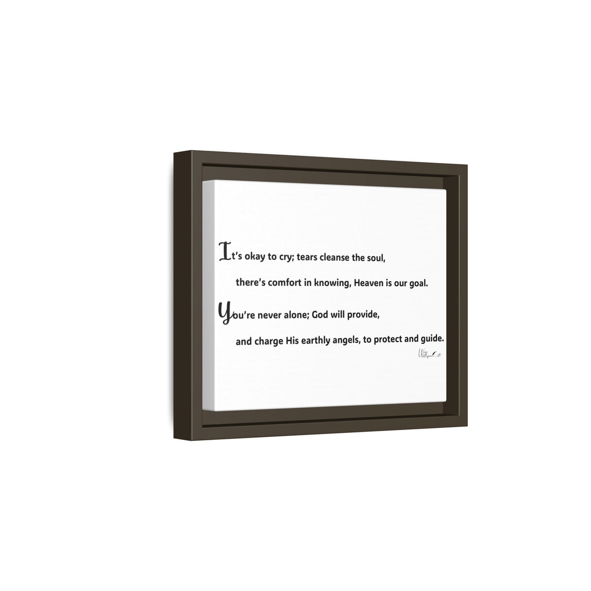 Matte Canvas, Framed (Multi-color)