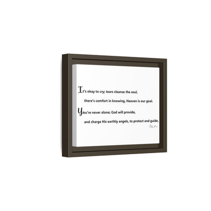 Matte Canvas, Framed (Multi-color)