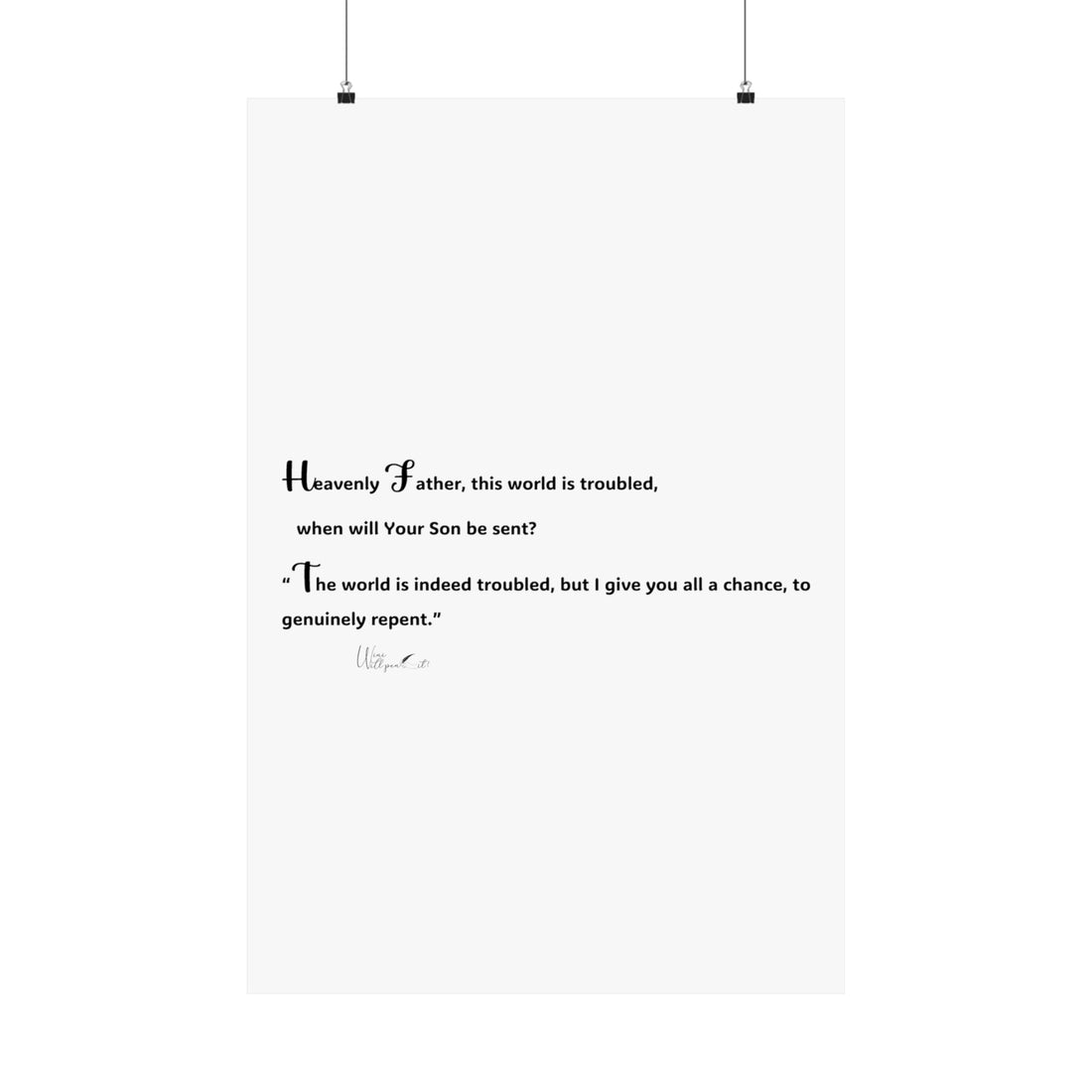 Matte Vertical Posters