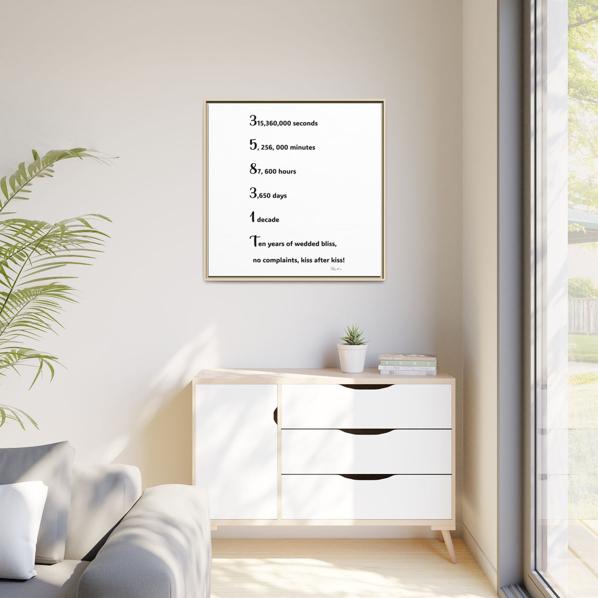 Matte Canvas, Framed (Multi-color)