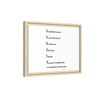 Matte Canvas, Framed (Multi-color)