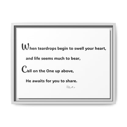 Matte Canvas, Framed (Multi-color)