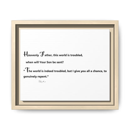 Matte Canvas, Framed (Multi-color)