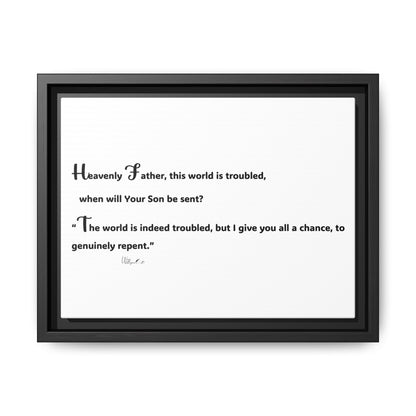 Matte Canvas, Framed (Multi-color)