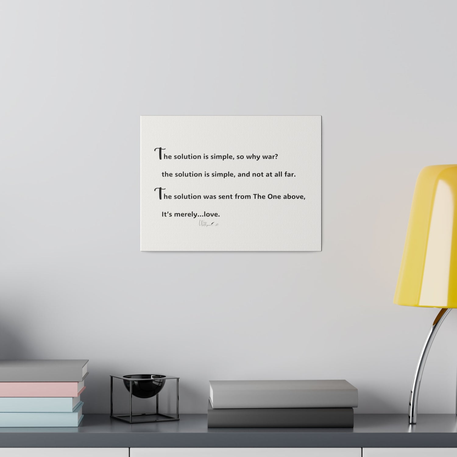 Matte Canvas, Stretched, 0.75&quot;