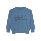 Unisex Garment-Dyed Sweatshirt