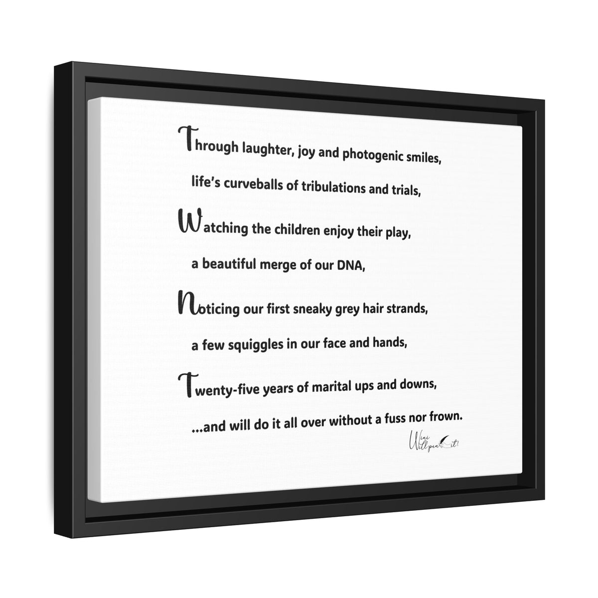 Matte Canvas, Framed (Multi-color)