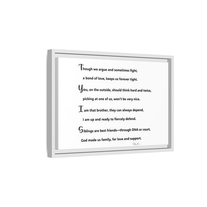 Matte Canvas, Framed (Multi-color)