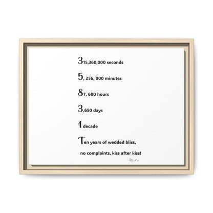 Matte Canvas, Framed (Multi-color)