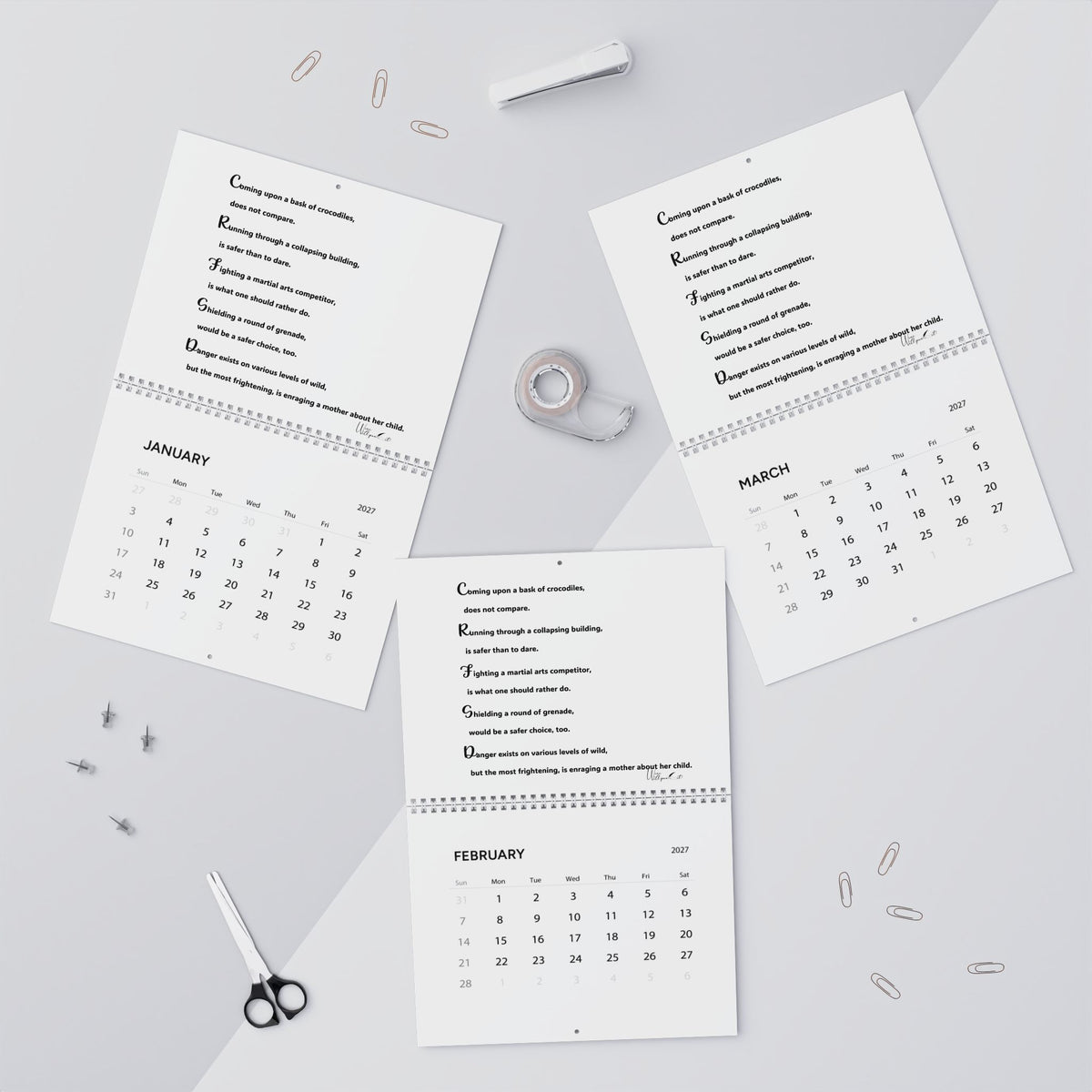 Wall Calendars (2027)