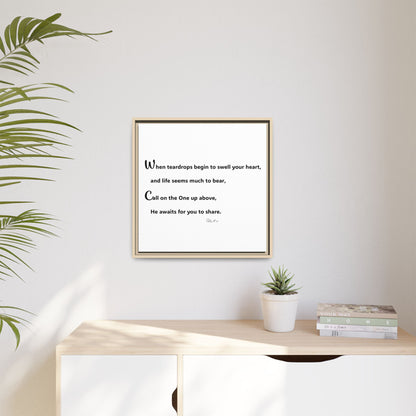 Matte Canvas, Framed (Multi-color)