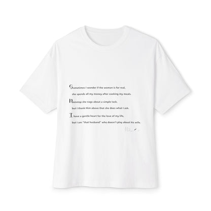 Unisex Oversized Boxy Tee