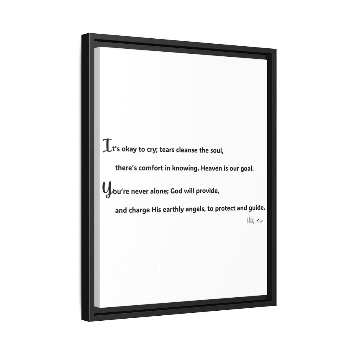 Matte Canvas, Framed (Multi-color)