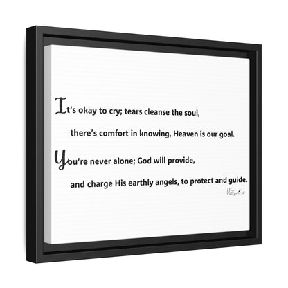 Matte Canvas, Framed (Multi-color)