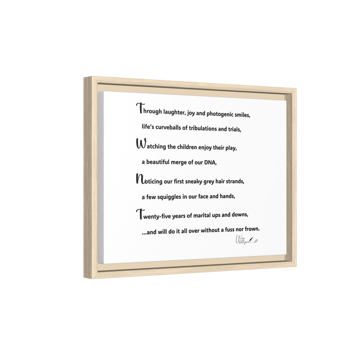 Matte Canvas, Framed (Multi-color)