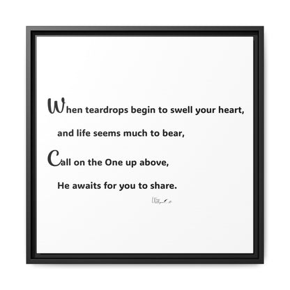 Matte Canvas, Framed (Multi-color)