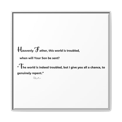Matte Canvas, Framed (Multi-color)