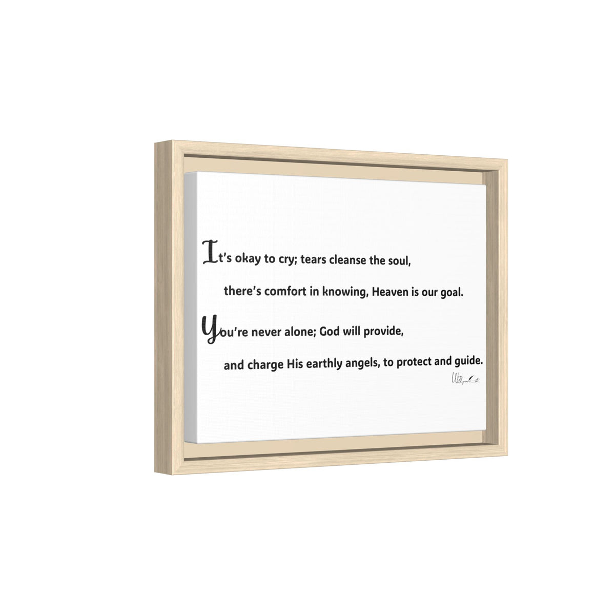Matte Canvas, Framed (Multi-color)