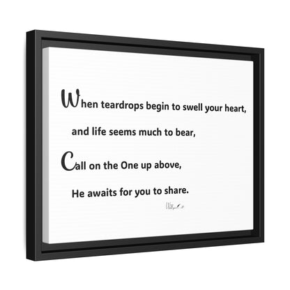 Matte Canvas, Framed (Multi-color)