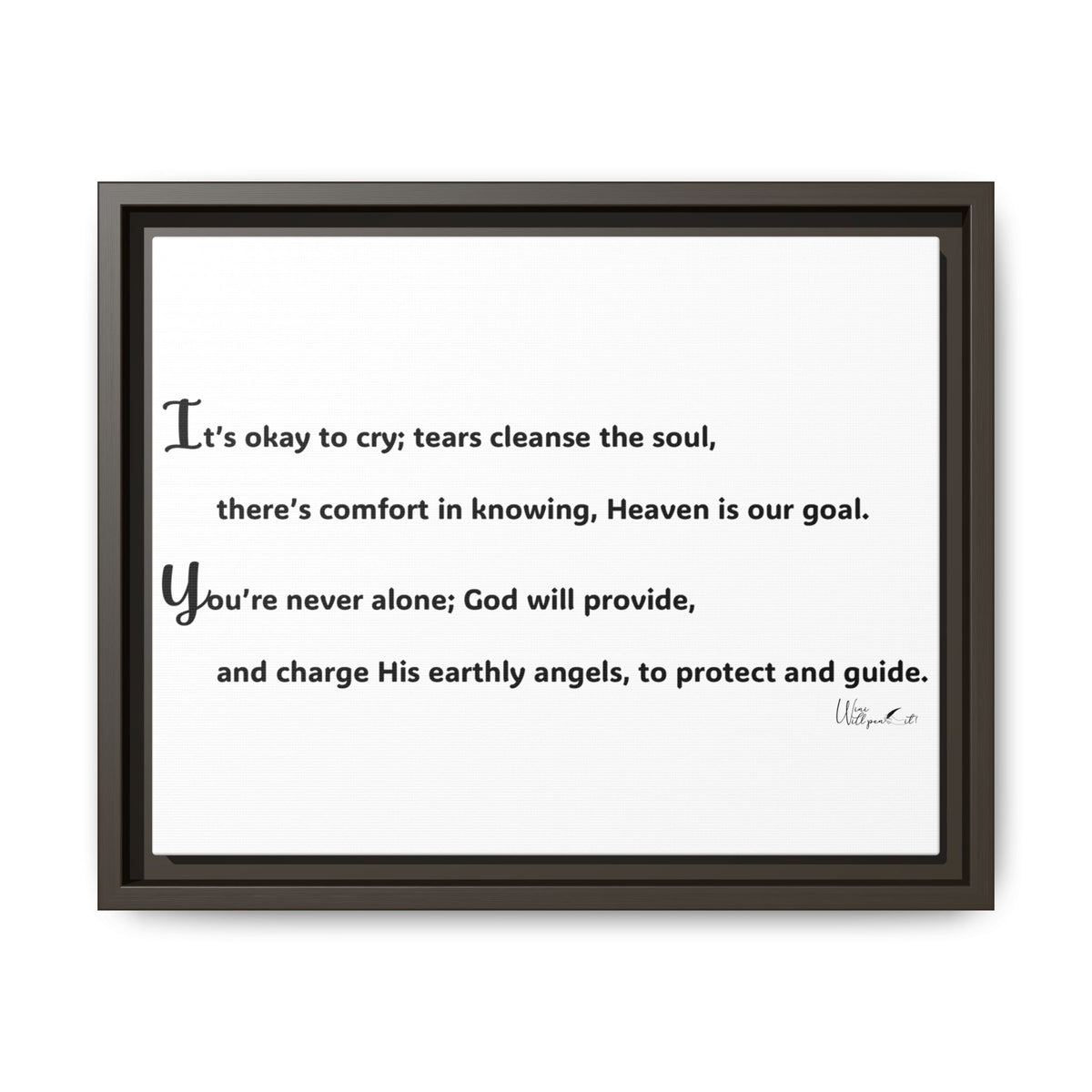 Matte Canvas, Framed (Multi-color)