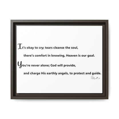 Matte Canvas, Framed (Multi-color)