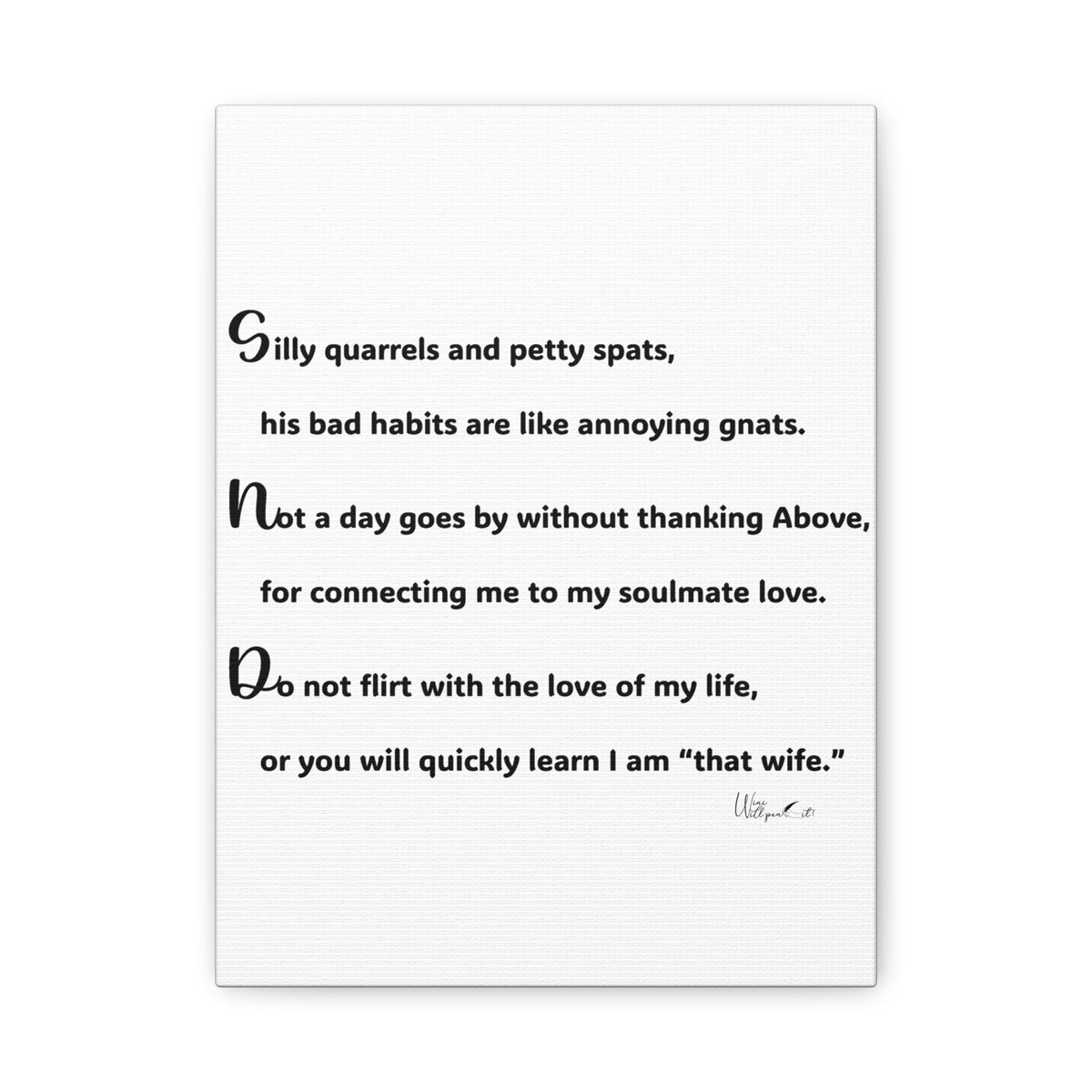 Matte Canvas, Stretched, 1.25"