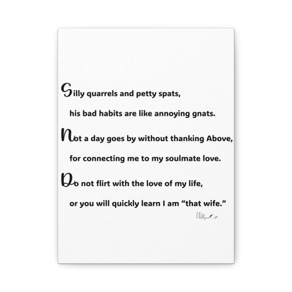 Matte Canvas, Stretched, 1.25"