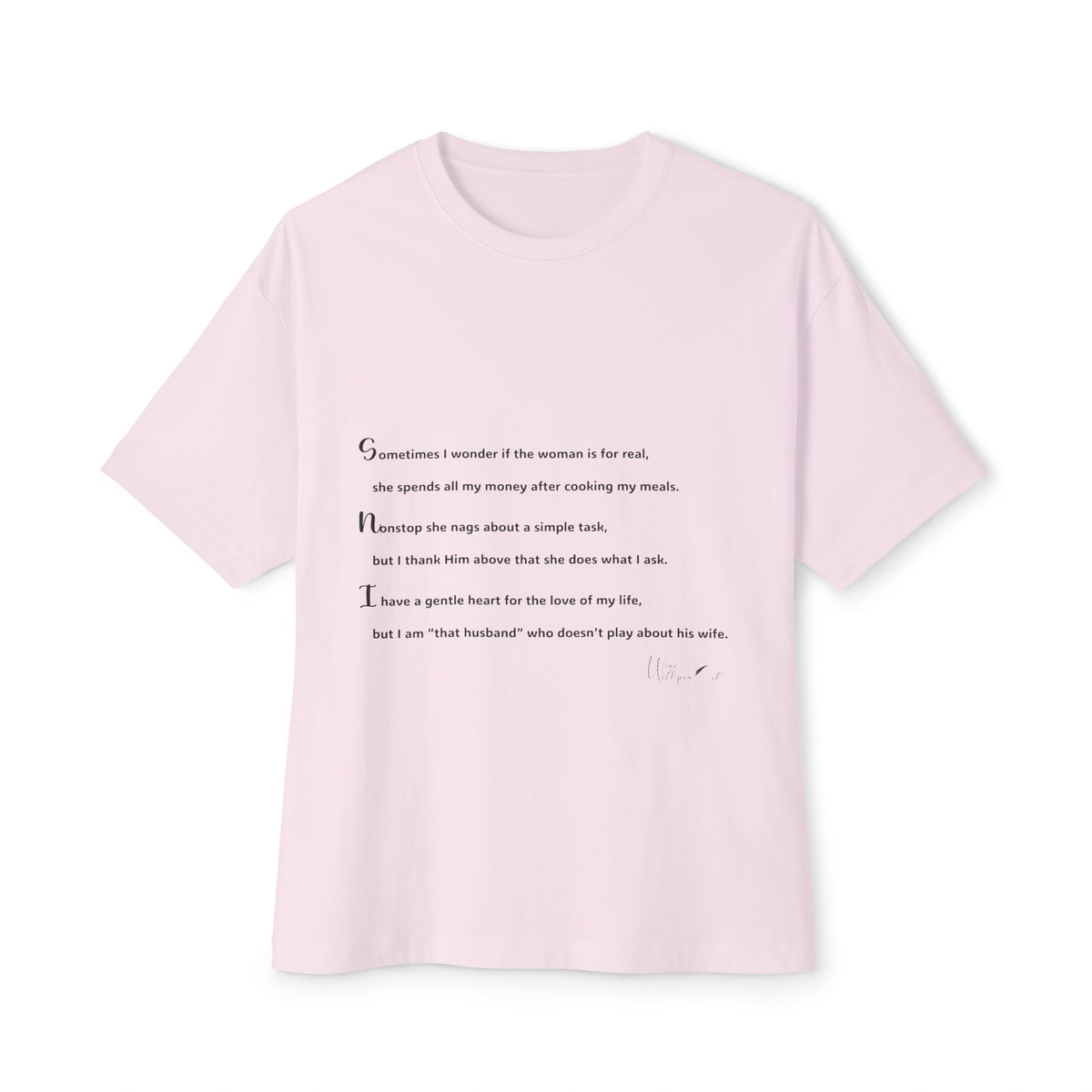 Unisex Oversized Boxy Tee