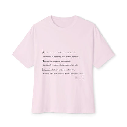 Unisex Oversized Boxy Tee