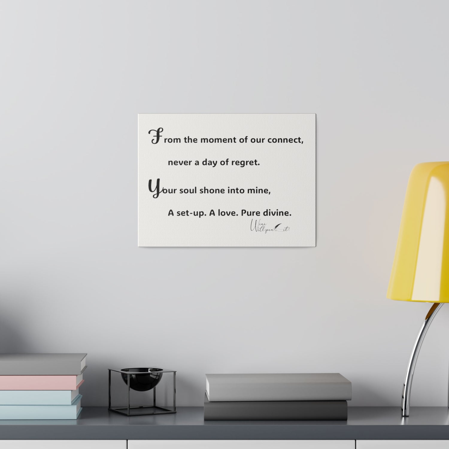 Matte Canvas, Stretched, 0.75&quot;