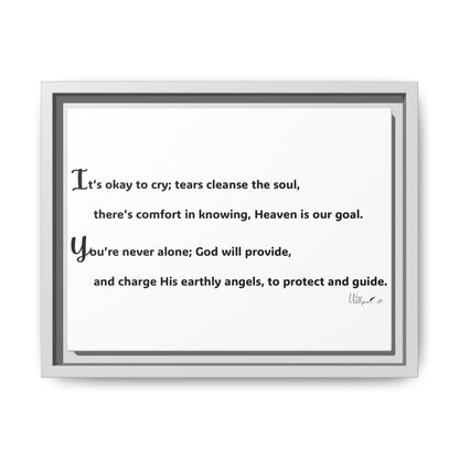 Matte Canvas, Framed (Multi-color)