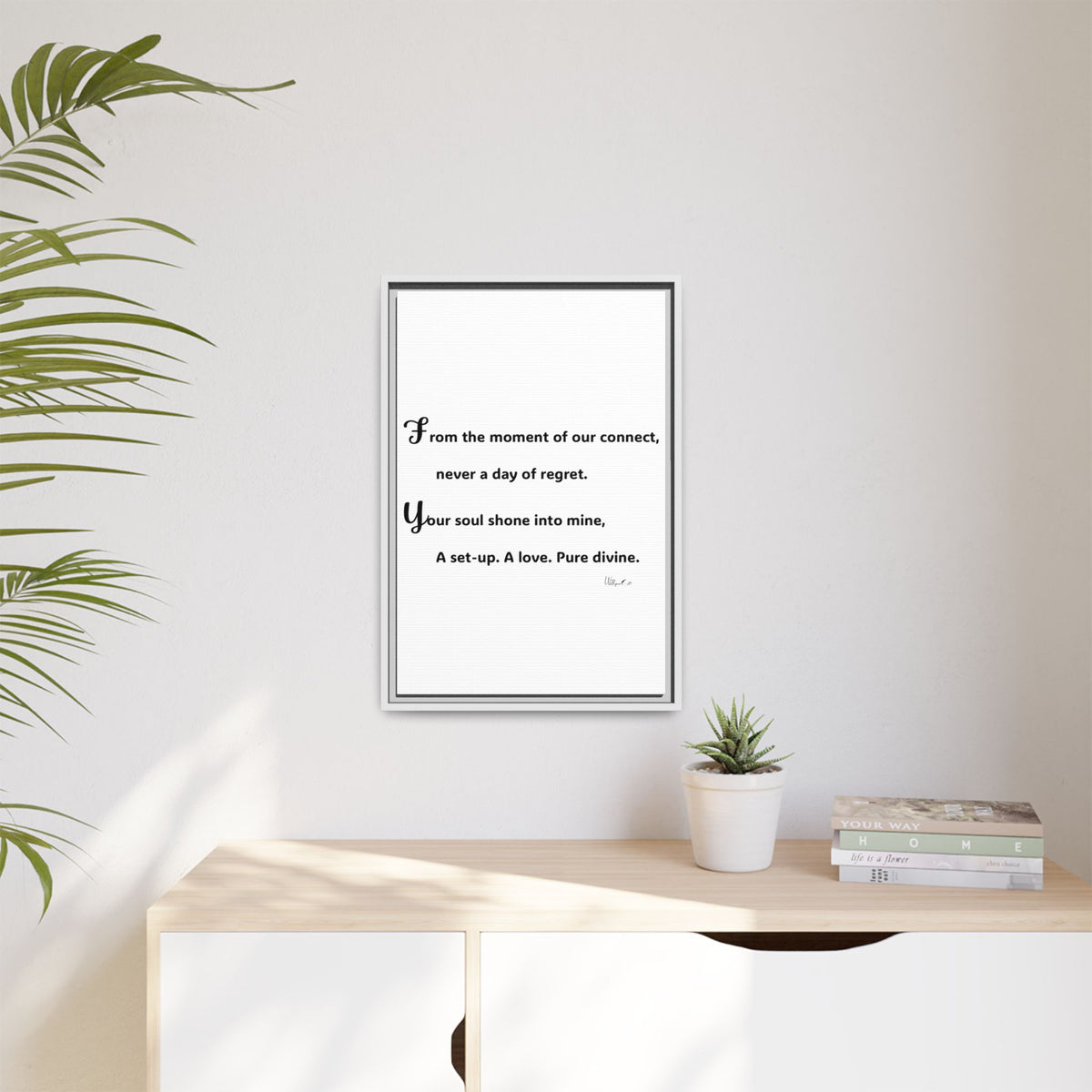 Matte Canvas, Framed (Multi-color)