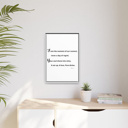 Matte Canvas, Framed (Multi-color)