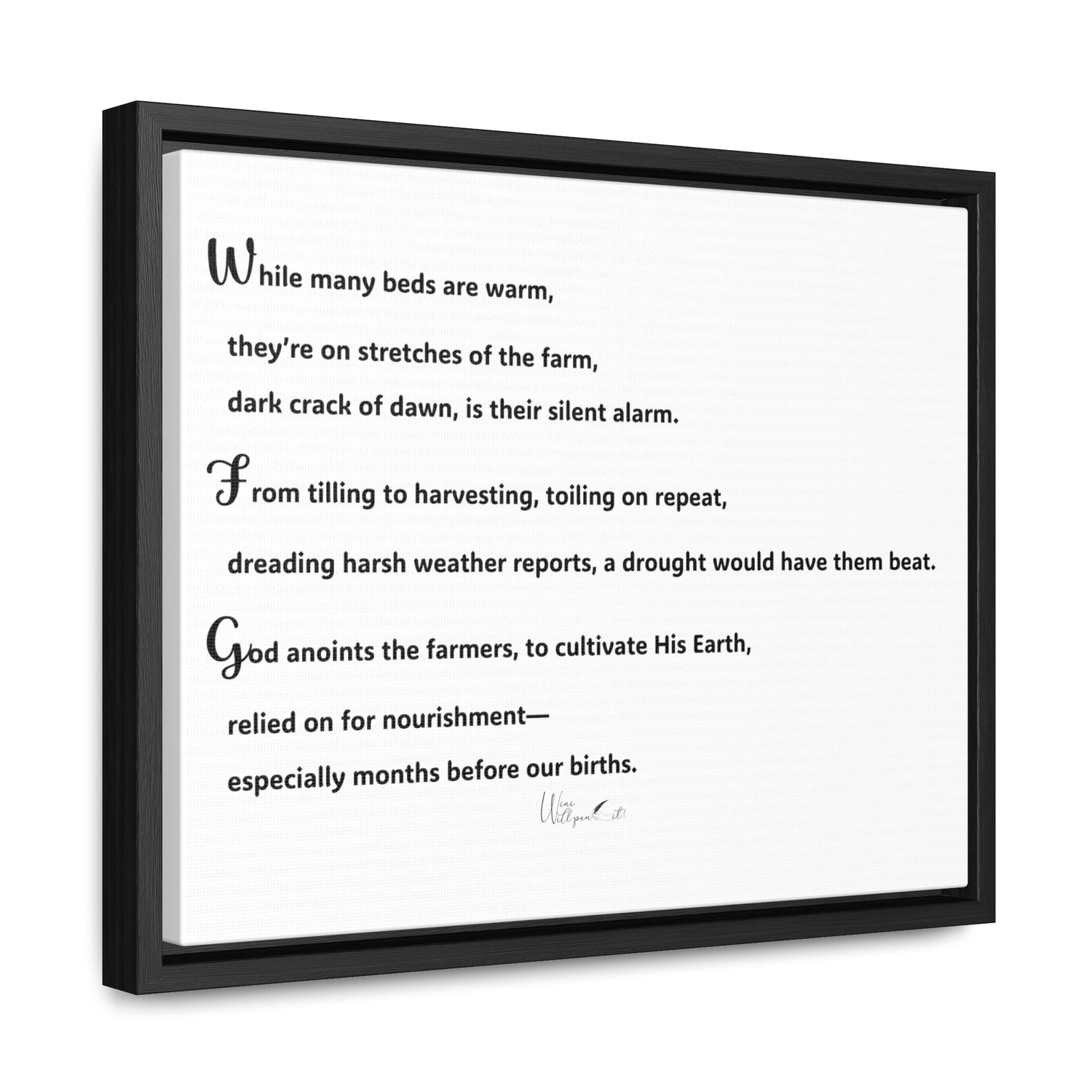 Gallery Canvas Wraps, Horizontal Frame