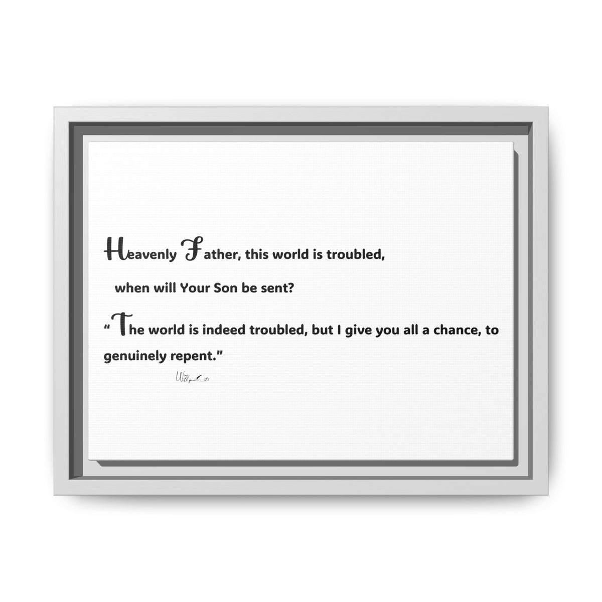 Matte Canvas, Framed (Multi-color)