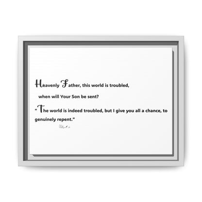 Matte Canvas, Framed (Multi-color)