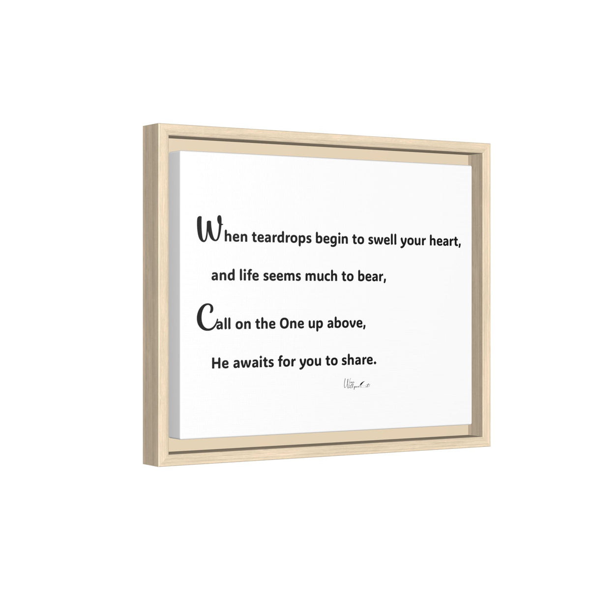 Matte Canvas, Framed (Multi-color)