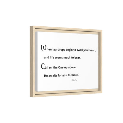 Matte Canvas, Framed (Multi-color)