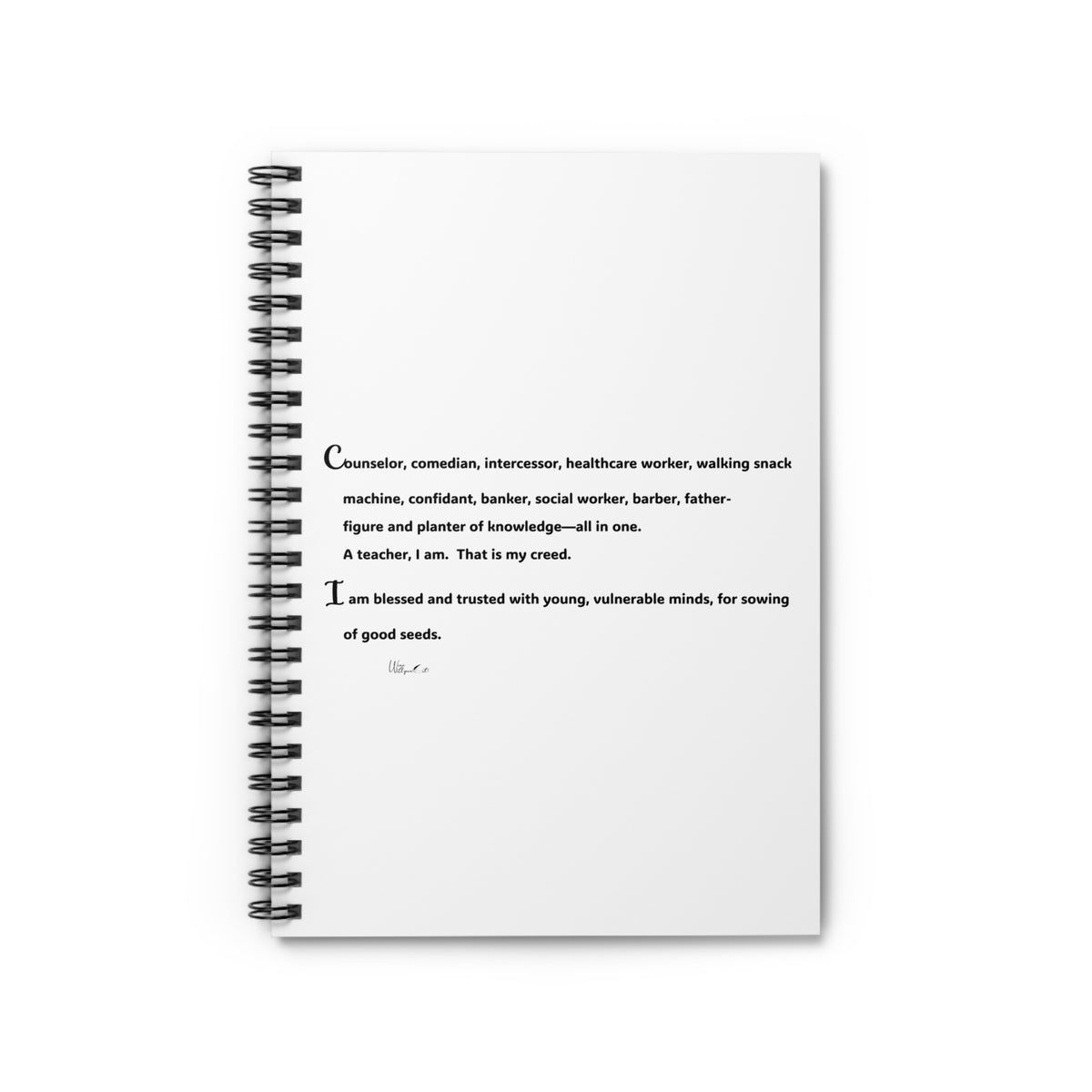 Spiral Notebook - Ruled Line