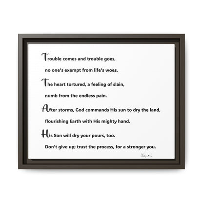 Matte Canvas, Framed (Multi-color)