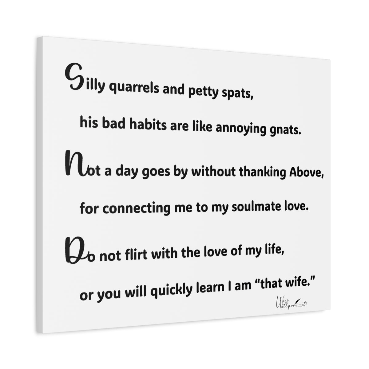 Matte Canvas, Stretched, 1.25"