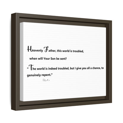 Matte Canvas, Framed (Multi-color)