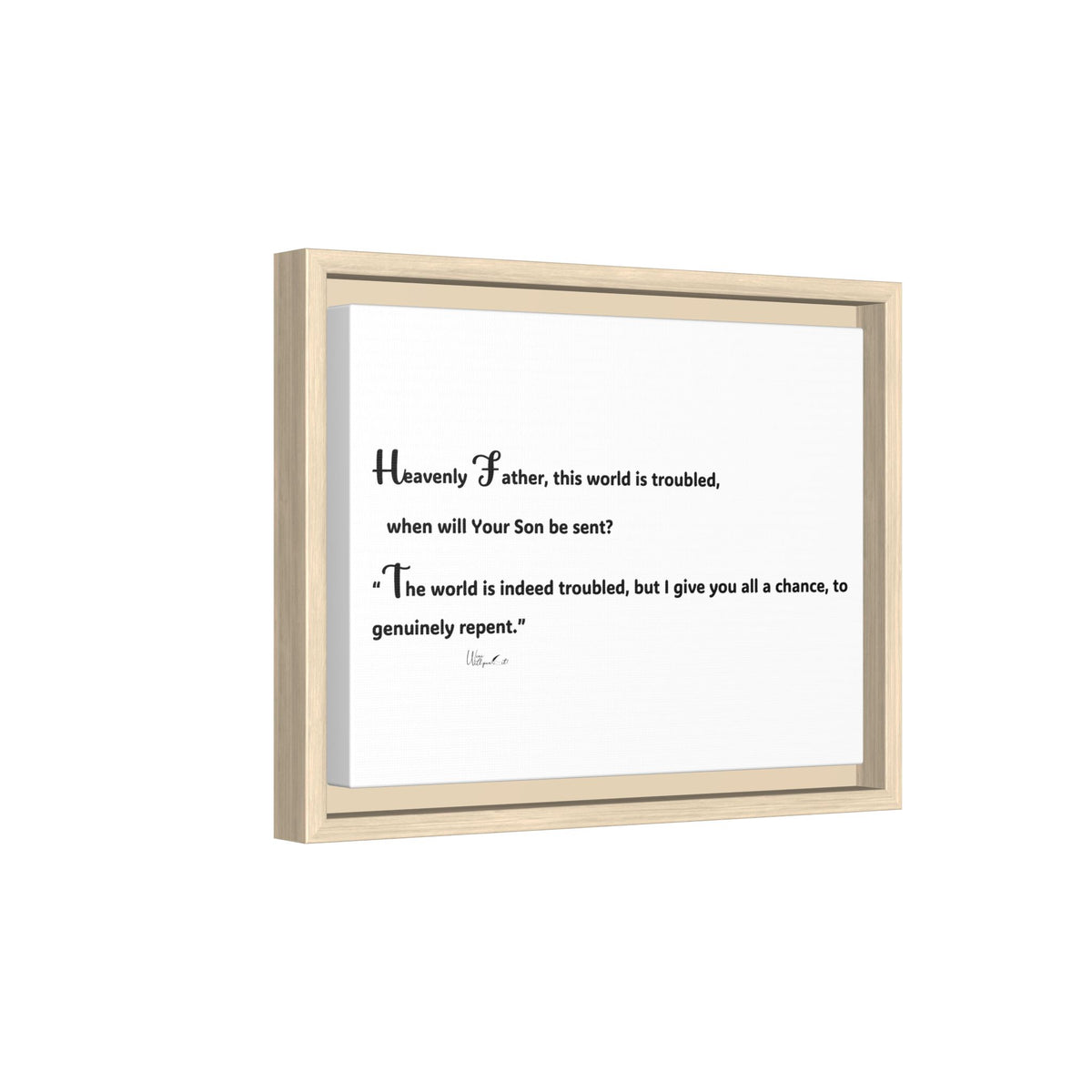 Matte Canvas, Framed (Multi-color)